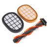 Vacuum Roller Brush Yellow Black Filter Replacement Vacuum Clerner Accessory
