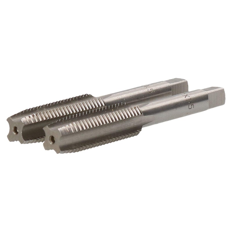 M12 x 1.5mm Metric Tap Set, Tungsten Steel, Taper and