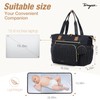 Tonyeee Diaper Bag Tote, Large Diaper Bags Waterproof, Hospital Bag