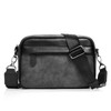 FUNYKA Men's Shoulder Bag, Shoulder Pouch, Small, One-Shoulder Pouch, PU
