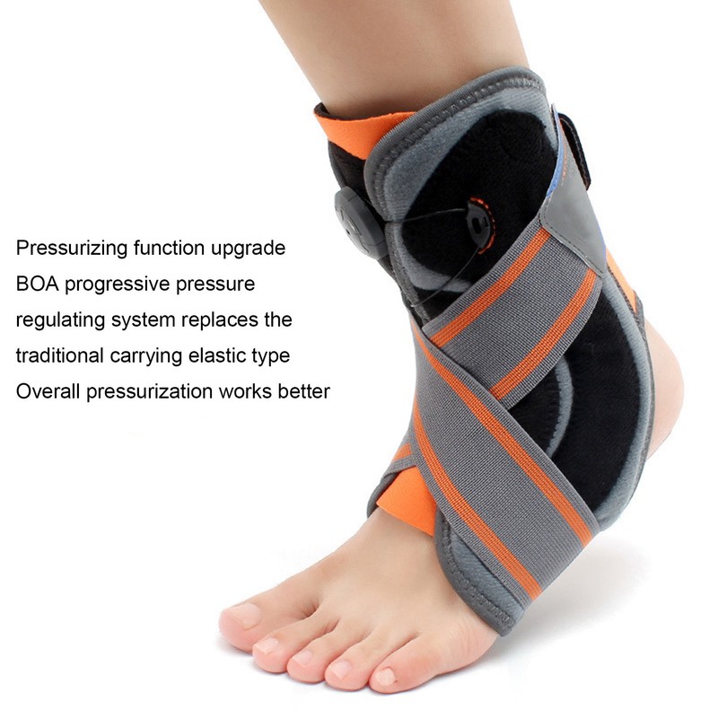 Ankle Brace Breathable Adjustable Compression Ankle Support Wrap for Injury