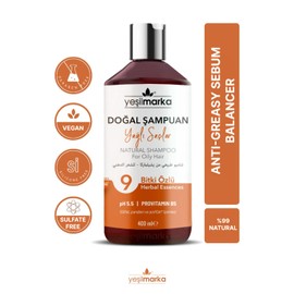 Green Natural Shampoo - for greasy hair