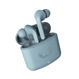 Fresh 'n Rebel Twins Fuse, True Wireless kabellose In-Ear-Bluetooth-Kopfhörer mit Spitze, mit Sprachassistent, Touch-Steuerung und eingebautem Mikrofon, 30 Stunden Spielzeit (Dusky Blue)