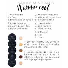 Savvy Minerals Foundation with Brush or Not - Dark #4