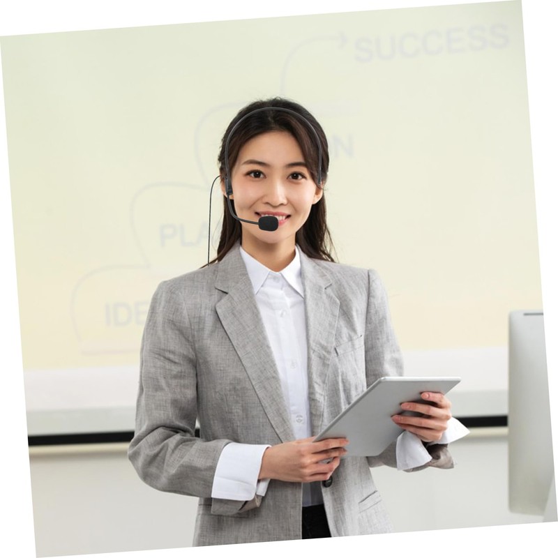 LABRIMP 4pcs Headset Microphone for Presentations Live Performance and Teaching