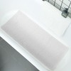 Leotruny PVC Loofah Bathtub Mats Non Slip Shower Mat for
