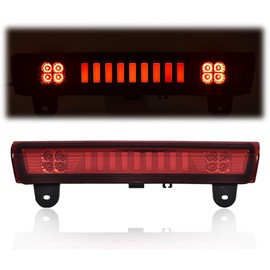 G-PLUS 3rd LED Bar Brake Type I Light Cargo Lamp Compatible with Chevy Suburban 1500 2500 Tahoe/GMC Yukon XL 1500 2500 2000-2006,Red lens Clear Housing