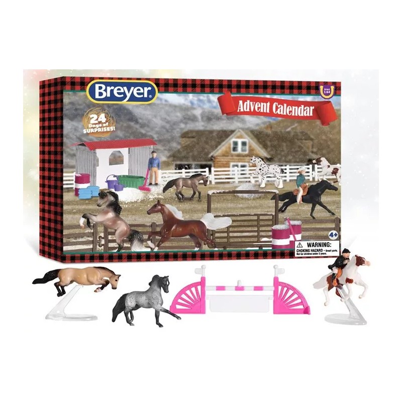 BREYER HORSES ADVENT CALENDAR 2024 MINI WHINNIES HOLIDAY #700733