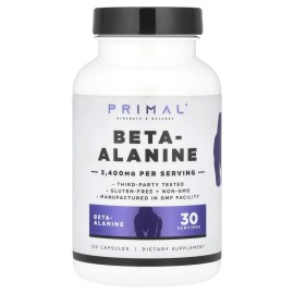 Beta-Alanine, 120 Capsules (850 mg per Capsule)