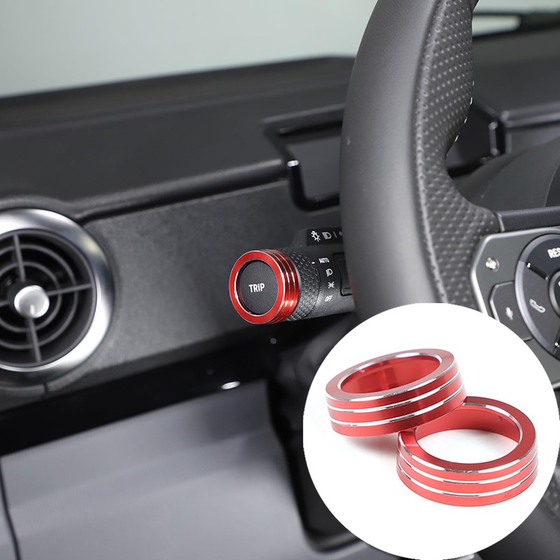 PIUGILH Headlight Switch Button Ring Cover Suitable for INEOS Grenadier
