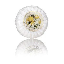 Lime soap, round, 3 pieces each 100 g, handmade Italian soap from Fiorentino