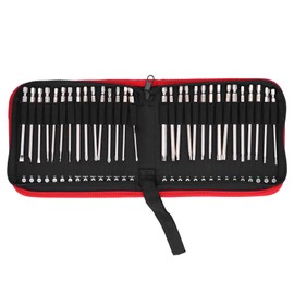 30Pcs Screwdriver Bit Magnetic Metal Slot Star Cross Tool Set Kit with Storage Box100mm