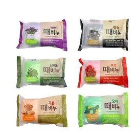 천연 때비누 150g 3개 세수비누 목욕비누 라벤더 삼백초 곡물 참숯 로즈 오이 때비누 Natural Exfoliating Soap 150g 3 pieces Facial Soap Bath Soap Lavender Tannic Herb Grain Charcoal Rose Cucumber Exfoliating Soap