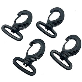 10pcs Swivel Snap Hooks - 1 1/2 inch Heavy Duty Lobster Clasp Rotary Buckle,Plastic Swivel Clip for Bag Backpack Webbing Strap CT1885