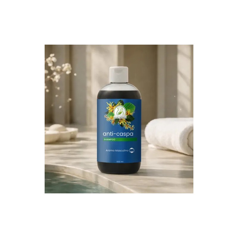 Shampoo Capilar Anti Caspa Hombre Fortalecedor 500ml
