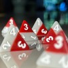 Modiphius Entertainment: Triangle Agency Dice Set (6d4) - 6 Piece,