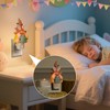 CFGPMM Easter Campfire Flickering Nightlight, Easter Night Light Plug Into