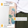 Zotemo 12 Pack Mermaid Temporary Tattoos, Waterproof Body Art Stickers