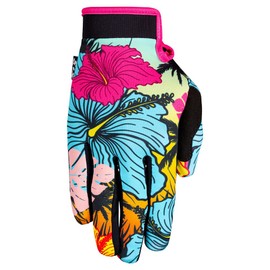 Saints of Speed Aloha Gloves, for Motorcycle, Mountain Bike, Motocross, Cycling, Biking, & BMX (Medium)