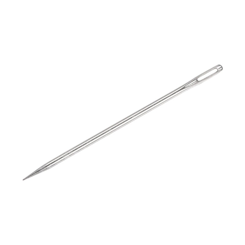 HARFINGTON 3 Inch Upholstery Needles Large Eye Stitching Needles Stainless