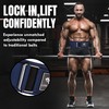 LUXE-TOUCH Weightlifting Belt with Quick-Release Lock, Cross Work out, Bodybuilding,