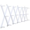 WEBI Accordion Wall Hanger,Wooden Expandable Coat Rack Wall Mounted,Accordion Hat