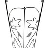 Achla Designs Downspout Wrought Iron Garden Trellis