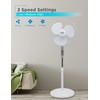 BLACK+DECKER 18-Inch Stand Fan with Pedestal Base, Height Adjustable Pedestal