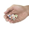 Brybelly Set of 5 Poker Dice with Professional Leather Dice