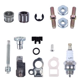 AUMEL Chain Adjuster Tensioner Bar Stud Nut Kit for Stihl 066 MS660 MS 660 Chainsaw Replace 1138 664 2400, 1127 007 1003