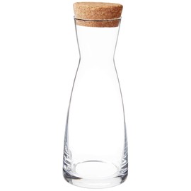 Bormioli Rocco Ypsilon Cork Top Carafe oz., 18.5 oz, Clear, Pack of 6