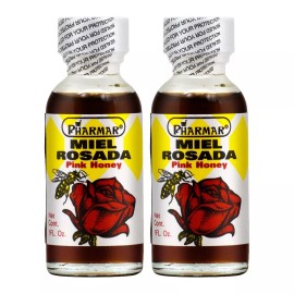 Imperial Phamark Miel Rosada Pink Honey 1oz (Pack of 2) w/Free Nail File