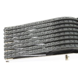 naissant Rotating Stamp 8 Rolls English Alphabet Numbers Stamp Numbering Rotating Rubber Stamp Letter Height Approx. 0.18 inches (4.5 mm)