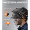 HITBOX Welding Helmet, True Color Auto Darkening Welding Helmet, Powered