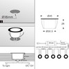 Deck Light RGBW 6 Pack, Φ1.77 Inches RGB/Warm White Light