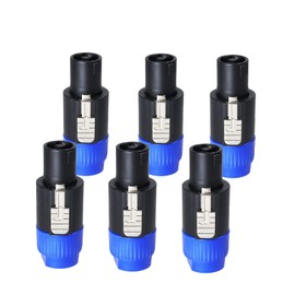 Speakon Connector,Speakon Cable Head Plug Adapter Replace 4Pole Female to Nl4fc Male for Audio Sound Equipment (6)