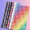 Wrapping Paper,Cydaluya Birthday Wrapping Paper,6 Sheets Recyclable Birthday Gift Wrap,Birthday