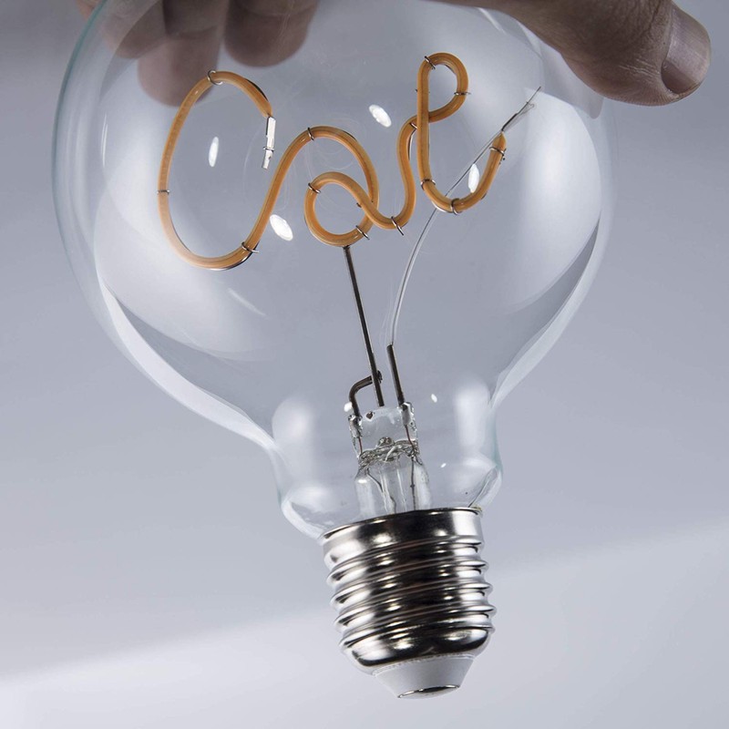 Darksteve - Cat LED Light Bulb - E26 Screw Filament