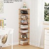 LUCKNOCK Vertical Shoe Rack, 8-Tier Tall Narrow Shoe Organizer for