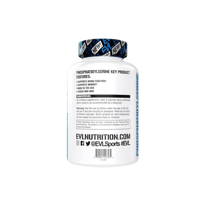 Evlution Suplemento Nootr pico de Fosfatidilserina para el Cerebro