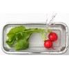 Yoshikawa YJ3364 Colander, Stainless Steel, Colander, Square, Vegetables, Length 8.1