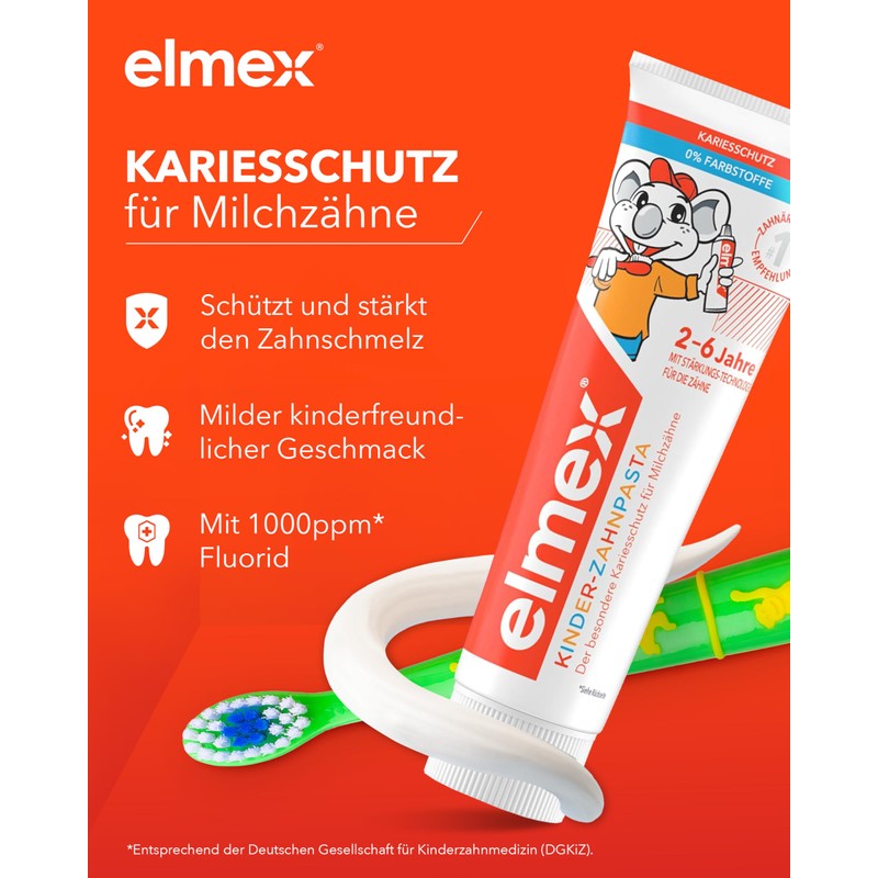 elmex Children's Toothpaste 1000 ppm