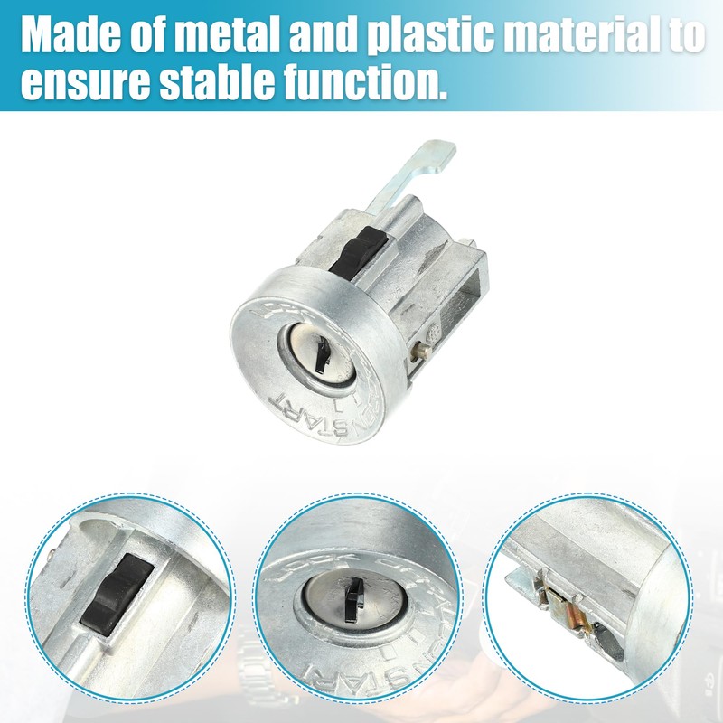 Motoforti Ignition Lock Cylinder Switch Assembly with Keys Suitable for