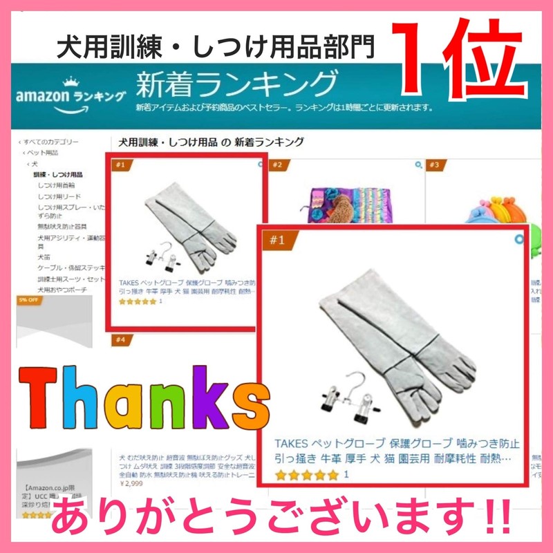 TAKES Pet Gloves, Anti-Biting, Scratching, For Dogs, Cats, Nail Clippers,
