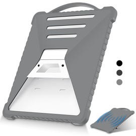 Mydrissu for Starlink Mini Protective Case, Liquid Silicone Cover for Starlink Mini Satellite Dish Antenna Full Protector Sleeve Shell Accessories, Portable Shock Resistant, Lightning-Proof (Grey)