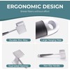 Meat Tenderizer Stainless Steel - Oversized Kitchen Mallet, Soft Grip