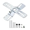sourcing map Light Crossbar Kit 4 Inch Cross-Shaped Mounting Bracket