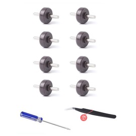 4 Pairs Soleplate Wheels Replacement Fits for Dyson V6 V7 V8 V10 V11 V15 Drive Cleaner Head Rollers, Direct Wheel Roller Parts