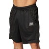 LEONE 1947, ABX112 Logo Shorts Black, black