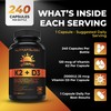 Vitamin K2 + D3 Highest Potency 120MCG/1000 IU - 240